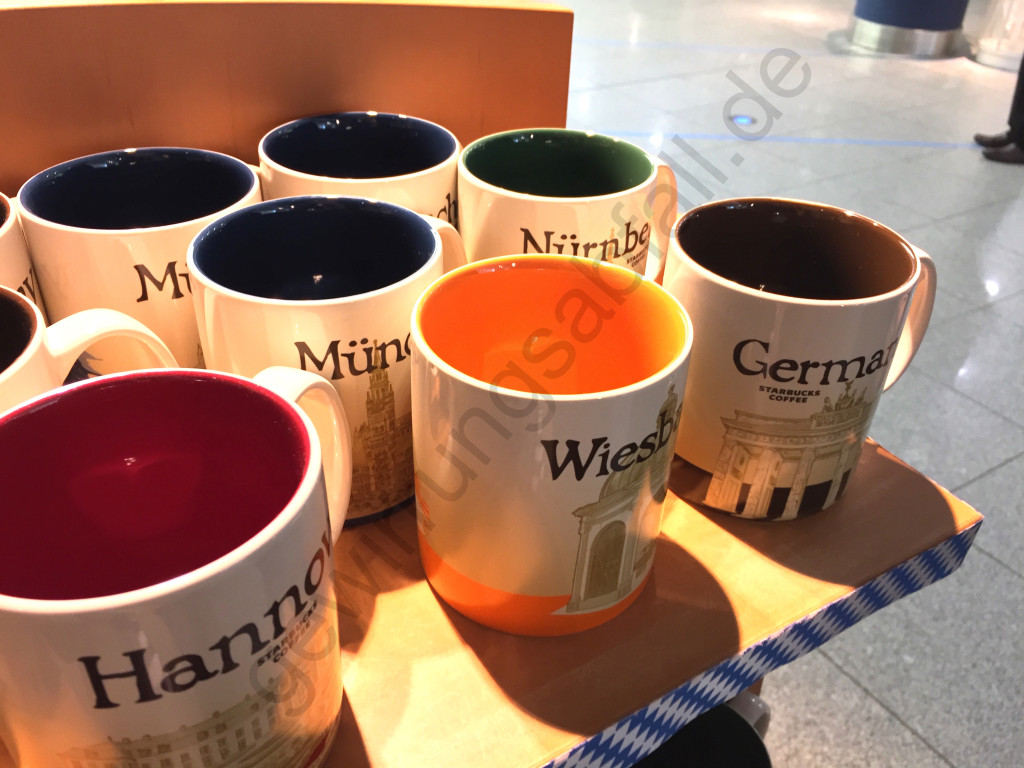Die blaue "München"-Sammeltasse, die gelbe Wiesbadener, die rote Hannoveraner, die grüne Nürnberger – oder doch einfach die praktische all-in-one Sammel-Tasse "Germany" in ... BRAUN?!